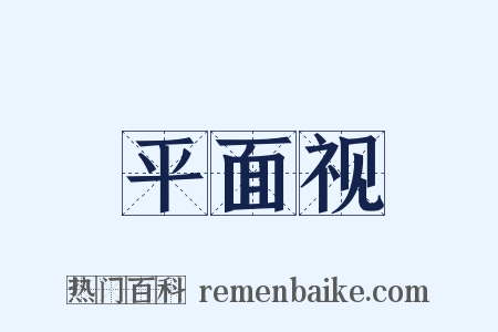 平面视是什么意思的图片